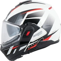 Nolan N1F0007150271, Nolan N120-1 Nightlife Klapphelm unisex Futter wei&szlig;, L