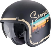 Scorpion A0036321L, Scorpion Belfast Evo Adonis Jethelm unisex Fiberglas schwarz