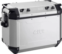Givi OBKN48AR, Givi Trekker Outback 48 RECHTS 48L MONOKEY ALU Aluminium orange