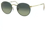 Ray-Ban 0RB3447JM ROUND FULL COLOR 9196BH Gr&uuml;n Gr. 50/21 (mit Sehst&auml;rke)