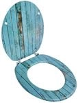 vidaXL Toilettensitz WC-Sitz MDF Holz Design 141479