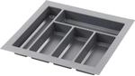 Agoform Besteckeinsatz Classico K&uuml;rzbar 440x440x50,5mm Kunststoff Schiefergrau
