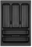 SOTECH Orga-Box VIII Besteckeinsatz 311 x 480 x 55 mm Lavagrau mit Perlstruktur F&uuml;r