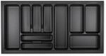 SOTECH Orga-Box VIII Besteckeinsatz 911 x 480 x 55 mm Lavagrau mit Perlstruktur F&uuml;r