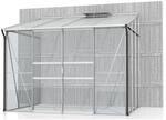 Vitavia Anlehn-Gew&auml;chshaus Ida 5200 ESG/HKP Aluminium 262,1 x 220,8 x 201,4 cm