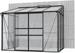 Vitavia Anlehn-Gew&auml;chshaus Ida 5200 ESG/HKP Schwarz 262,1 x 220,8 x 201,4 cm