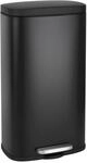 Svita TQ30 M&uuml;lleimer 30L Treteimer Abfallbeh&auml;lter Softclose Deckel Schwarz