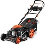 FUXTEC Benzin Rasenm&auml;her FX-RM5396eS-PRO 53 cm Schnittbreite 70 L Fangkorb 4in1