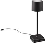Reality LED-Tischleuchte Fernandez Schwarz Matt &Oslash; 10,5 cm