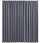 vidaXL Verdunkelungsvorhang mit Haken Grau 290 x 245 cm
