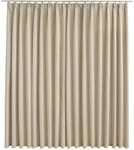 vidaXL Verdunkelungsvorhang mit Haken Beige 290 x 245 cm
