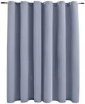 vidaXL Verdunkelungsvorhang mit Metall&ouml;sen Grau 290 x 245 cm