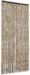 vidaXL Insektenschutz-Vorhang Beige und Braun 90x220 cm Chenille 325449