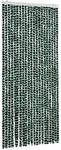 vidaXL Insektenschutz-Vorhang Gr&uuml;n und Wei&szlig; 90x220 cm Chenille 325446