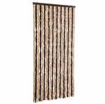 vidaXL Insektenschutz-Vorhang Beige und Hellbraun 90x200 cm Chenille 315121