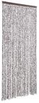 vidaXL Insektenschutz-Vorhang Braun und Beige 100x220 cm Chenille 284278