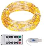 vidaXL LED-Lichterkette mit 300 LEDs Warmwei&szlig; 30 m 330049