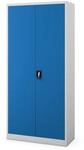 Jan Nowak Aktenschrank Metallschrank JAN H Grau-Blau 195x90x40 cm mit