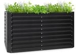 Blumfeldt High Grow Straight Hochbeet 200x90x100 cm 1800 L Stahl Rechteckig...