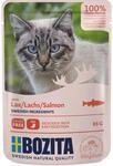 Bozita Katzen-Nassfutter Pouch HiS Lachs f&uuml;r Katzen 85 g