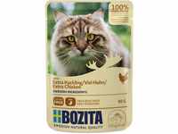 Bozita Katzen-Nassfutter Pouch HiS Hühnchen für Katzen 85 g