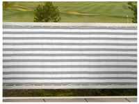 Floracord Balkonsichtschutz Grau-Weiß 500 cm x 90 cm