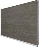 GroJa BasicLine Einzelprofil 180 cm x 30 cm x 1,9 cm Grey Ash Cut