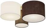 Lindby Deckenlampe Laurenz 9624564 Modern in Alu aus Textil 3-flammig E27