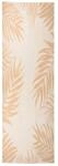 vidaXL Outdoor-Teppich Flachgewebe 80x250 cm Blattmuster 340856