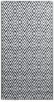 vidaXL Outdoorteppich Wei&szlig; Und Schwarz 160x230 Cm Pp 643950