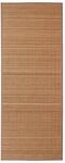 vidaXL Rechteckig Brauner Bambusteppich 120 X 180 Cm 602057