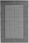 vidaXL Outdoorteppich Schwarz 140x200 Cm Pp 1085962