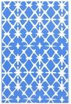 vidaXL Outdoorteppich Blau Und Wei&szlig; 160x230 Cm Pp 643966
