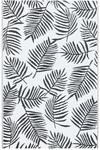 vidaXL Outdoorteppich Wei&szlig; Und Schwarz 160x230 Cm Pp 643946