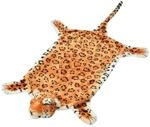 vidaXL Pl&uuml;sch Leopardenfell Teppich 139 cm Braun 80170