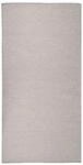 vidaXL Outdoor-Teppich Flachgewebe 100x200 cm Hellgrau 340780