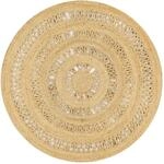 vidaXL Teppich Handgefertigt Jute Geflochten 120 cm 133708