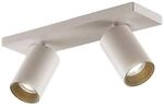 Arcchio Strahler Brinja 9928012 Modern in Wei&szlig; aus Aluminium 2-flammig GU10