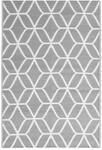 vidaXL Outdoorteppich Grau 140x200 Cm Pp 1085980