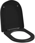 vidaXL Toilettensitz mit Absenkautomatik und Quick-Release Schwarz 145022