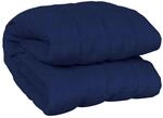 vidaXL Gewichtsdecke Blau 155x220 cm 11 kg Stoff