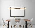 Globo LED-Pendelleuchte Illa 1-flammig Schwarz matt 1000 x 135 x 1200 mm