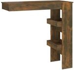 vidaXL Wand-Bartisch R&auml;uchereiche 102x45x103,5 cm Holzwerkstoff 817222
