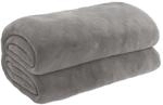 vidaXL Gewichtsdecke mit Bezug Grau 135x200 cm 10 kg Stoff