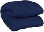 vidaXL Gewichtsdecke Blau 152x203 cm 11 kg Stoff