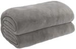 vidaXL Gewichtsdecke mit Bezug Grau 200x230 cm 9 kg Stoff