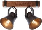 Brilliant Spotbalken Plow 2-flammig Schwarz Stahl