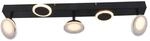 Brilliant LED-Deckenleuchte Meriza 3000 Kelvin Schwarz 14 cm x 70 cm