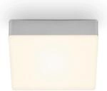Briloner LED Aufbauleuchte Flame Rahmenloses Design 15,7 cm x 3,6 cm Silber