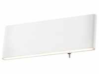 Globo LED-Wandleuchte Siegfried Weiß 22,5 x 8 cm